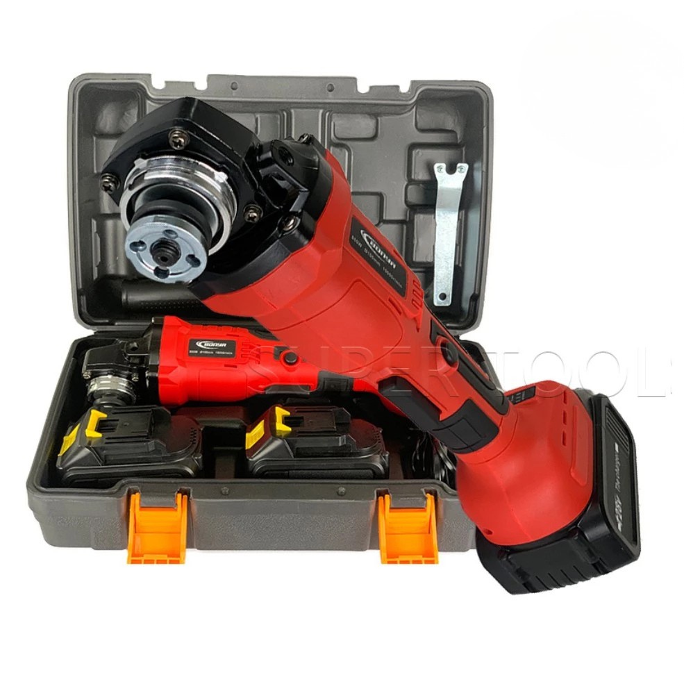 BONYA เครื่องเจียร์ไร้สาย 128V เครื่องเจียร์แบตเตอรี่ 4 นิ้ว