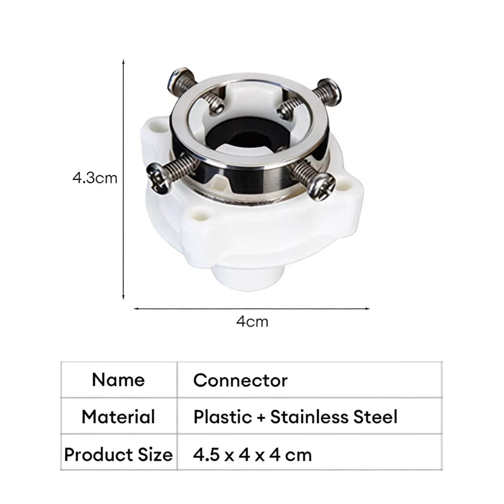 ข้อต่อก๊อกน้ำ สำหรับยึดก๊อกน้ำกับสายเครื่องซักผ้า