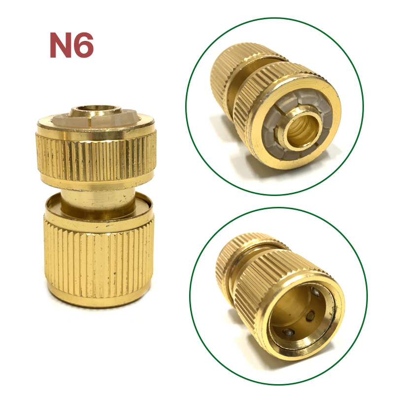 ข้อต่อสีทองเหลือง สำหรับต่อปลายก๊อกน้ำ