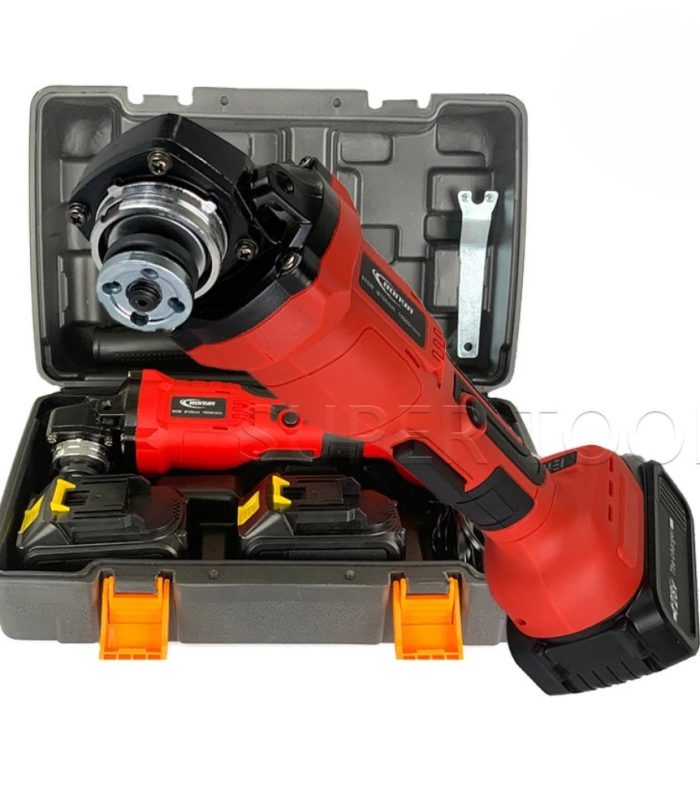 BONYA เครื่องเจียร์ไร้สาย 128V เครื่องเจียร์แบตเตอรี่ 4 นิ้ว