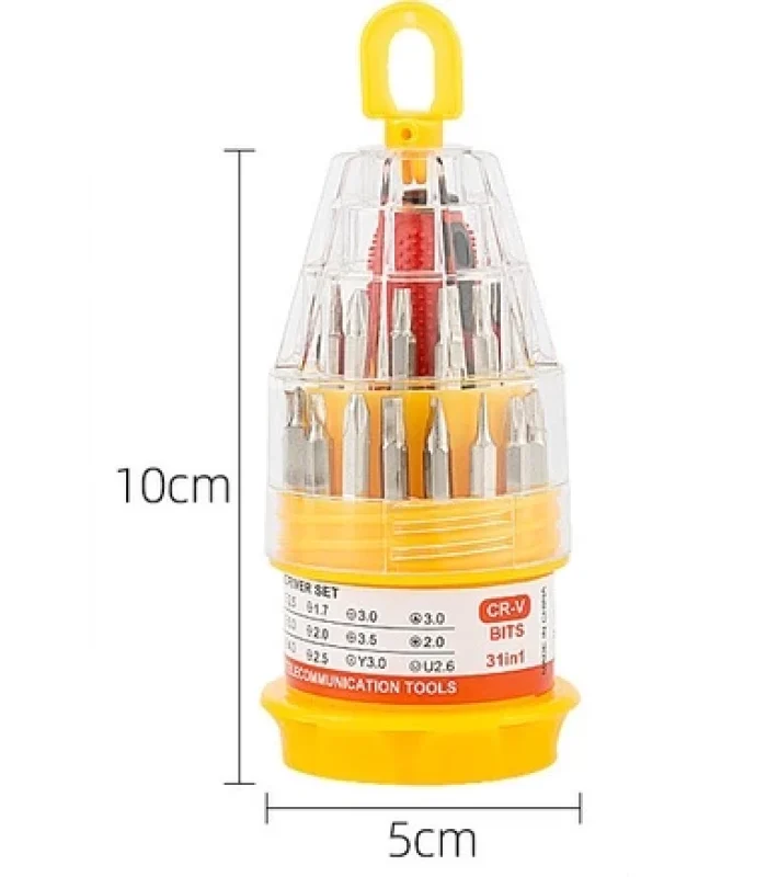 ชุดไขควง ชุดไขควงหัวแม่เหล็ก เซ็ตไขควงอเนกประสงค์พร้อมหัวเปลี่ยน 31 แบบ