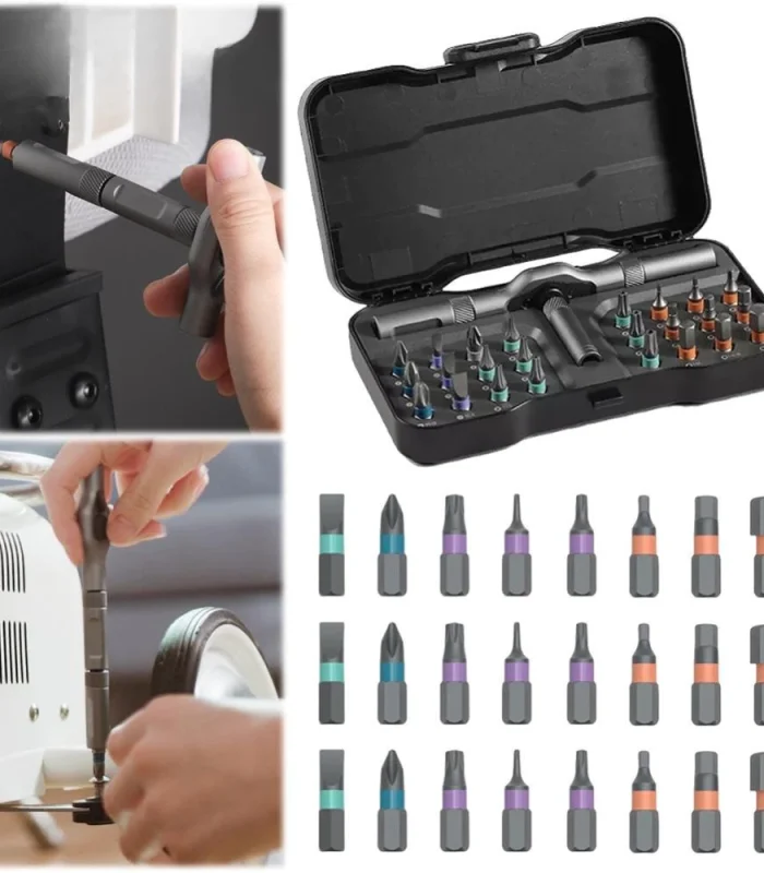 RS1 24 in1 DIY ชุดเครื่องมือ Spanner ซ็อกเก็ตไขควงชุดประแจวงล้อ