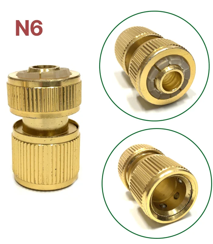 ข้อต่อสีทองเหลือง สำหรับต่อปลายก๊อกน้ำ